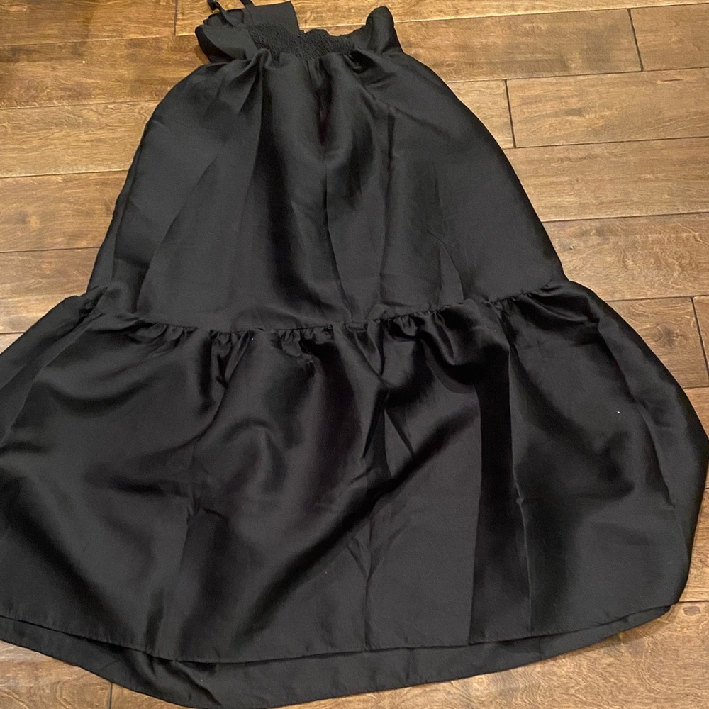 Petal & Pup Bettina Black Strapless Bow Dress - Picture 14 of 15